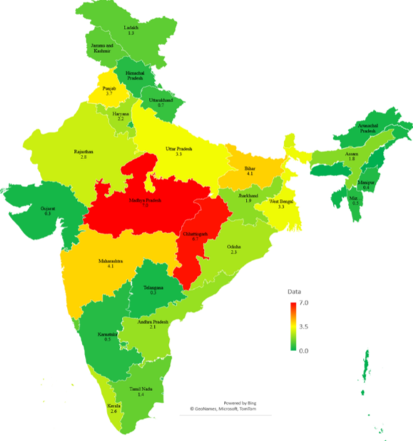 Map: Self-Employment Landscape Across Indian States 